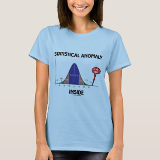 Camiseta Interior estadístico de la anomalía (curva de Bell