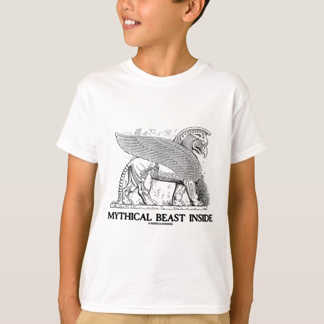 Camiseta Interior mítico de la bestia (grifo/Gryphon) (Anverso)