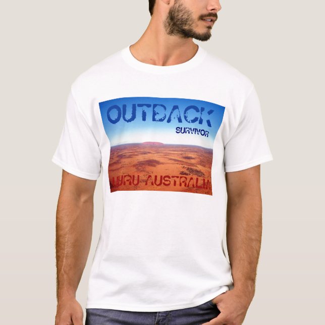 CAMISETA INTERIOR SUPERVIVIENTE, ULURU AUSTRALIA (Anverso)