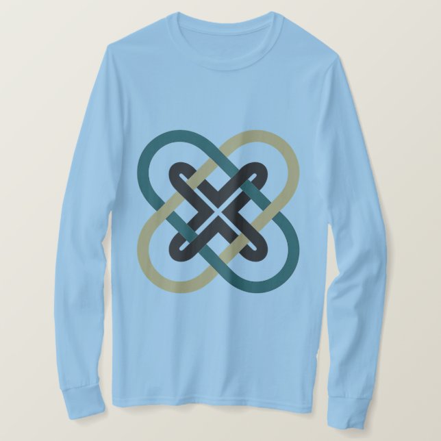 Camiseta Interlocking X Men's Long Sleeve T-Shirt (Anverso del diseño)