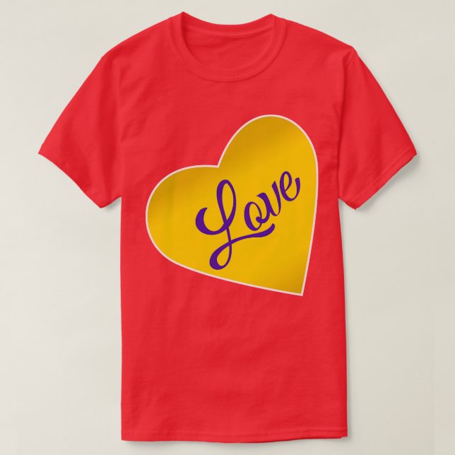 Camiseta InterLove Heart (Diseño del anverso)
