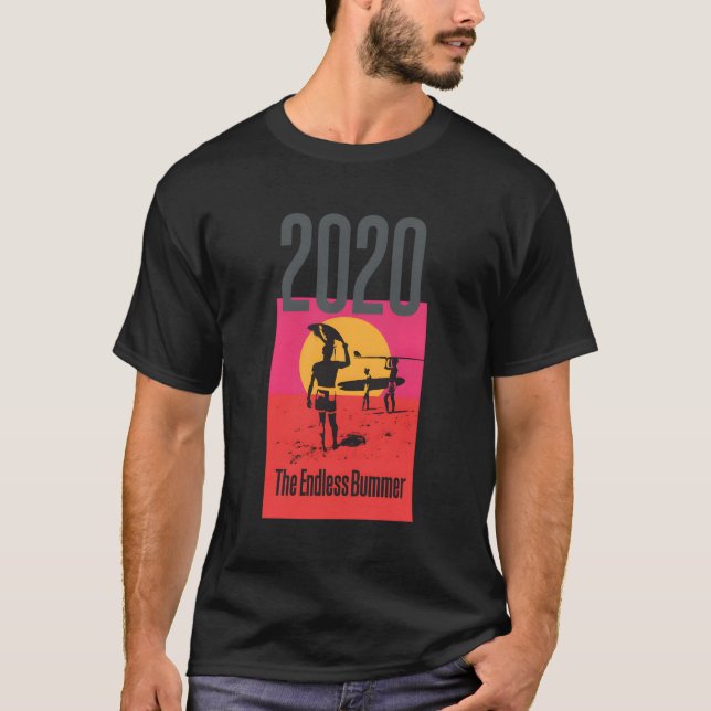 Camiseta Interminable Bummer Funny Surf Lockdown Summ (Anverso)