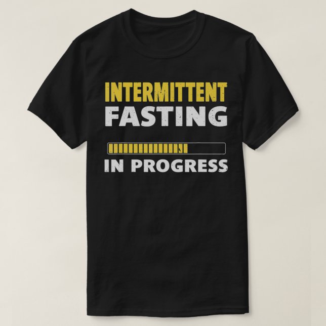 Camiseta Intermittent Fasting In Progress Ketosis Diet Awar (Diseño del anverso)