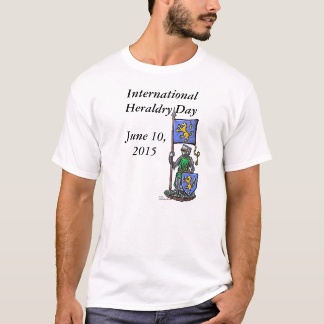 Camiseta internacional del blanco del día 2015 de (Anverso)