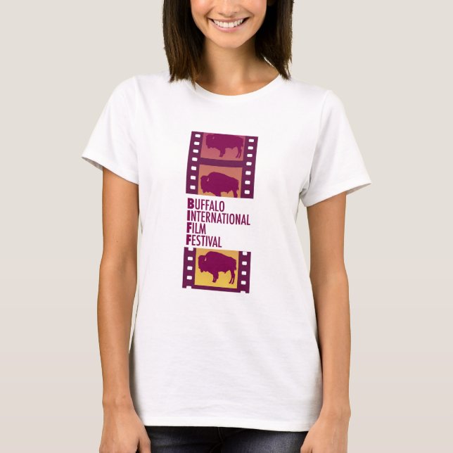 Camiseta internacional del logotipo de Fesival de (Anverso)