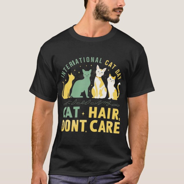 Camiseta International cats day  (Anverso)
