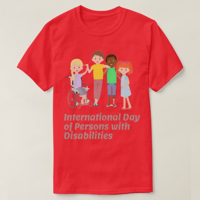 Camiseta International Day of Persons with Disabilities 2 (Diseño del anverso)
