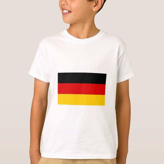 Camiseta International de la BANDERA de Alemania (Anverso)
