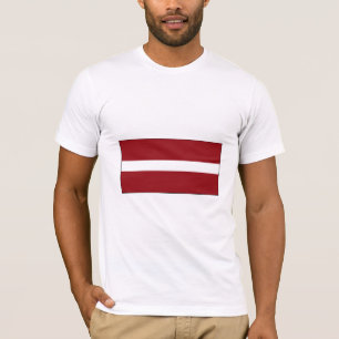 Camiseta International de la BANDERA de Letonia