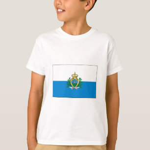 Camiseta International de la BANDERA de San Marino