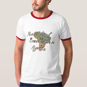 Camiseta International del adaptador de canal a canal - paz