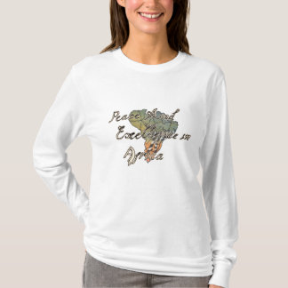Camiseta International del adaptador de canal a canal - paz