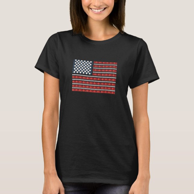 Camiseta International Dot Day American Flag Polka Dot Kids (Anverso)