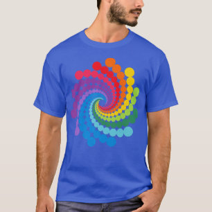 Camiseta International Dot Day Multicolor Rainbow Polka Dot