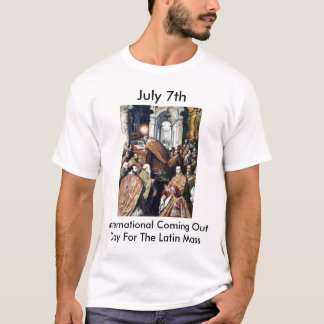 Camiseta International que viene hacia fuera día para la