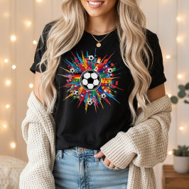 Camiseta International Soccer Flags Burst