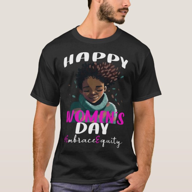 Camiseta International Womens Day 2023 Embrace Equity 8 Mar (Anverso)