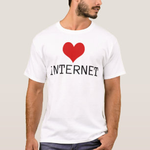 Camiseta Internet del corazón