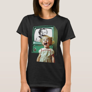 Camiseta Internet ha matado a los ojos de la TV Square