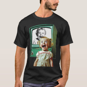 Camiseta Internet ha matado a los ojos de la TV Square