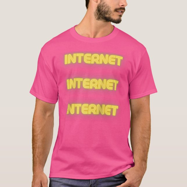 Camiseta Internet Internet Internet 	 Béisbol (Anverso)