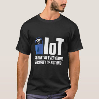 Camiseta Internet Iot De Todo La Seguridad De Nada Cíb