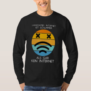 Camiseta Internet lento es peor que nada de plano