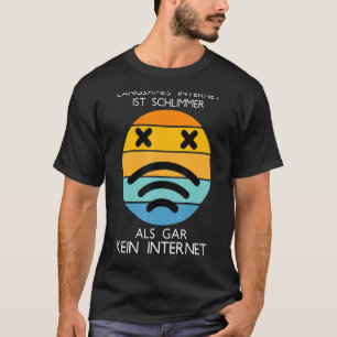 Camiseta Internet lento es peor que nada de plano