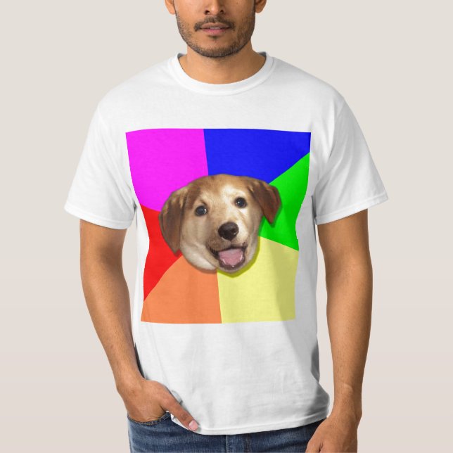 Camiseta Internet Meme del perro del consejo (Anverso)