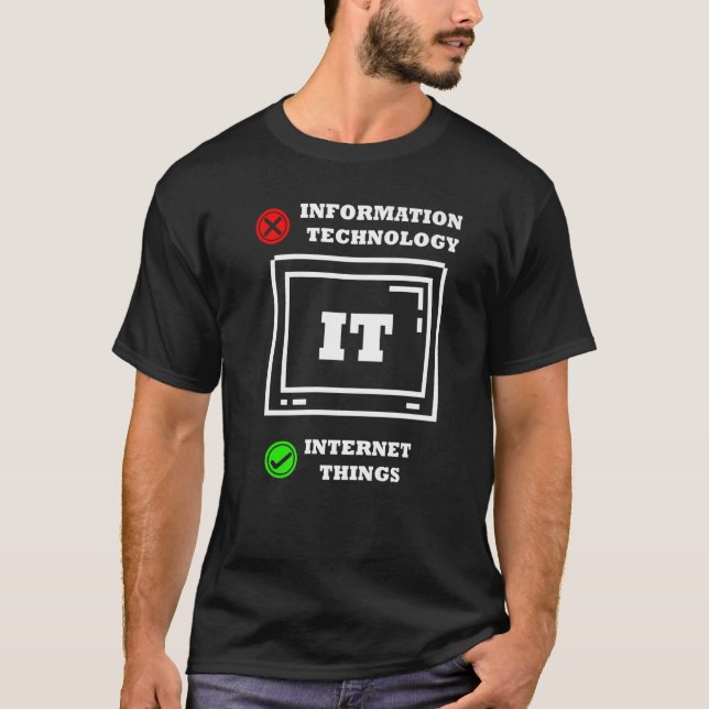 Camiseta Internet Things Computer Programmer Tech Savy IT (Anverso)