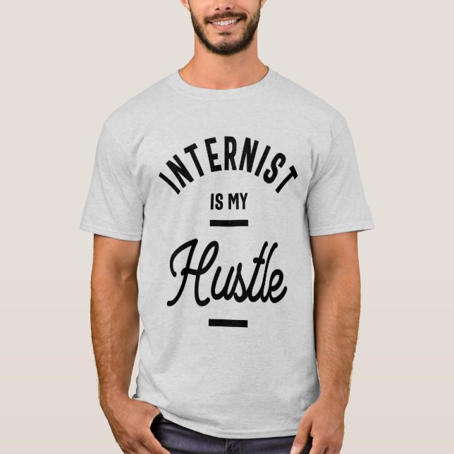 Camiseta Internista es mi ajetreado trabajo de profesión (Anverso)