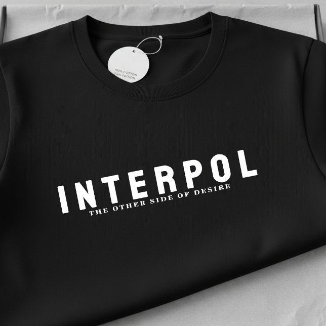 Camiseta Interpol The Other Side de Make-Believe Banda Negr (Subido por el creador)