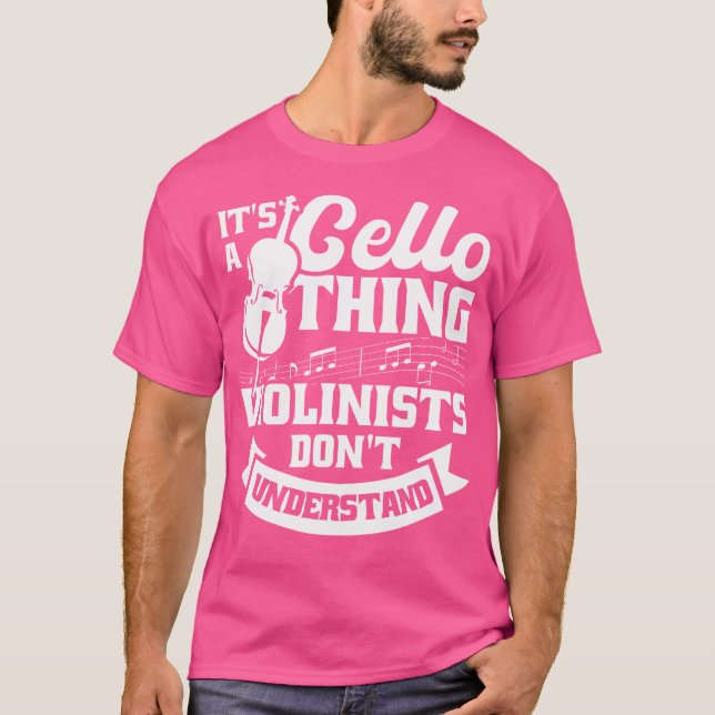 Camiseta Intérprete de cuerda de violonchelo Violonchelista (Anverso)