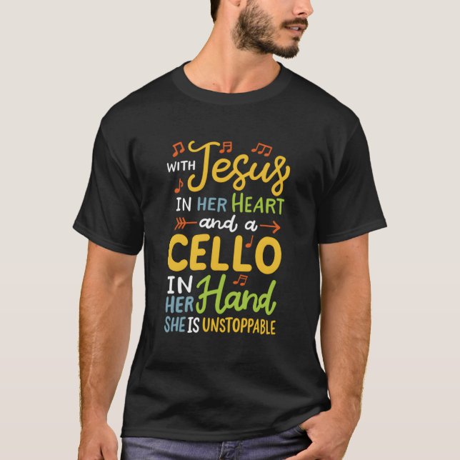 Camiseta Intérprete de violonchelo (Anverso)