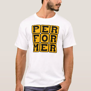 Camiseta Intérprete, figura escénica