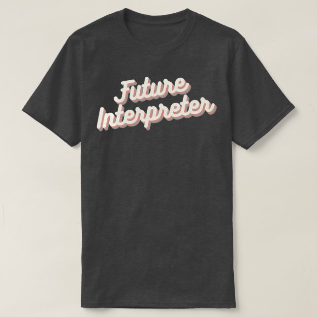 Camiseta Intérprete futuro 1 (Diseño del anverso)