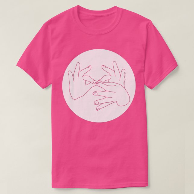 Camiseta Interpreter white fron (Diseño del anverso)