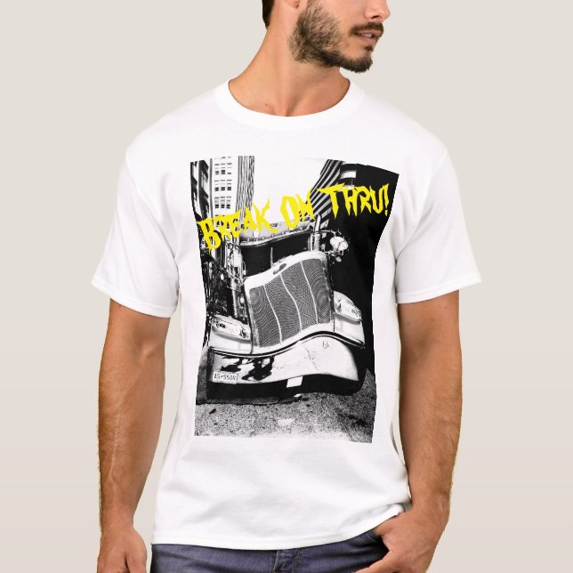 Camiseta Interrumpir a través de - bobinador lateral (Anverso)