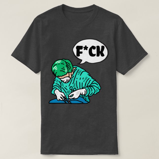 Camiseta Interrumpir en el cirujano (Diseño del anverso)