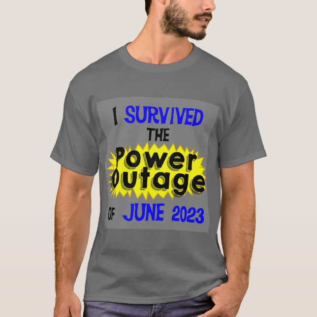 Camiseta Interrupción de energía (Anverso)