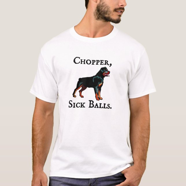 Camiseta Interruptor, bolas enfermas (Anverso)