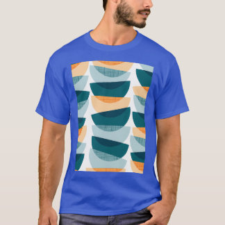 Camiseta Intersección de bolos pino verde de fondo blanco