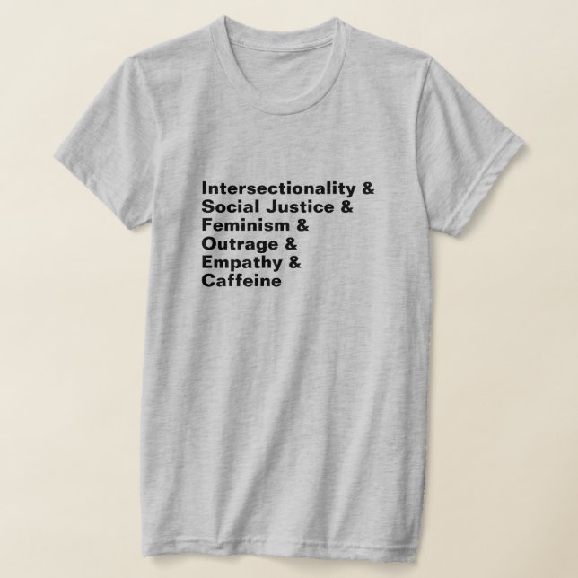 Camiseta Interseccionalidad y (Distribución)