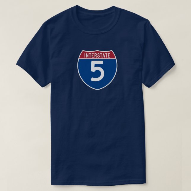 Camiseta INTERSTATE 5 (Diseño del anverso)
