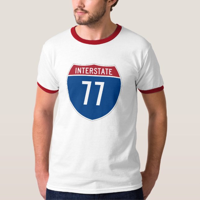 Camiseta Interstate 77 (Anverso)