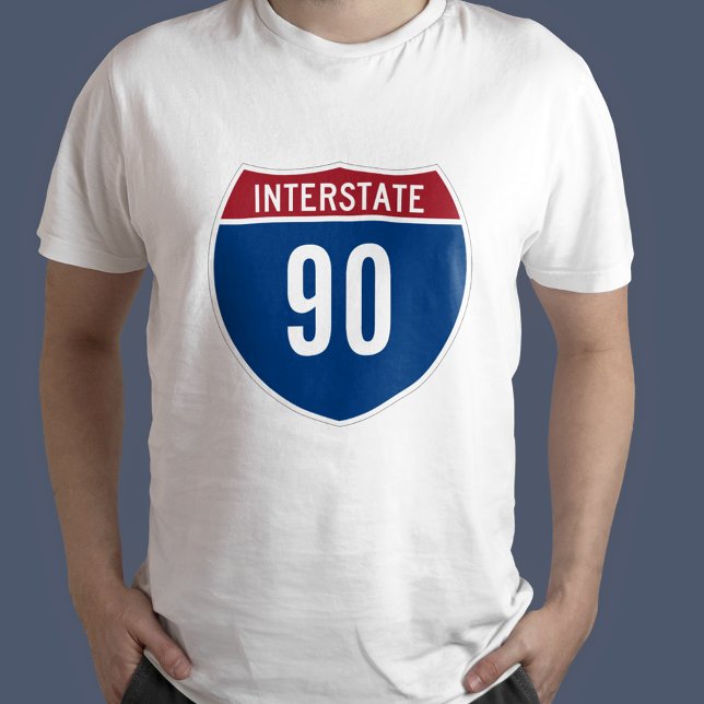 Camiseta Interstate 90 - Cumpleaños 90 (Subido por el creador)