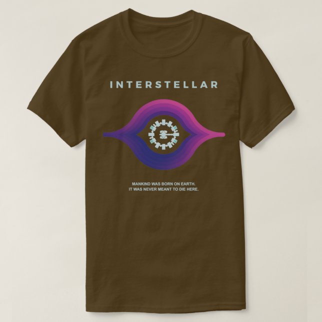 Camiseta Interstellar Me Voy A Casa (Diseño del anverso)