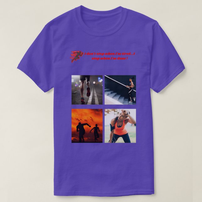 Camiseta Intervalo de ejecución (Diseño del anverso)