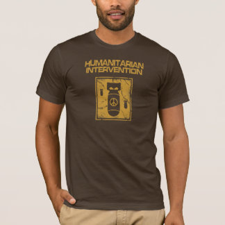 Camiseta Intervención humanitaria - pacifista