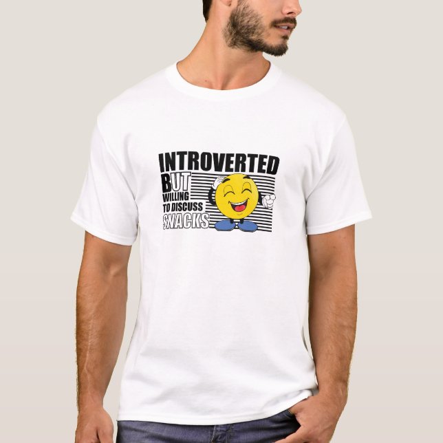 Camiseta Intervertido pero dispuesto a discutir sobre Snack (Anverso)